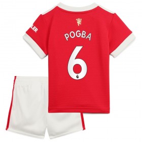 Camisetas Manchester United Pogba 6 Niños Primera Equipacion 2021/2022
